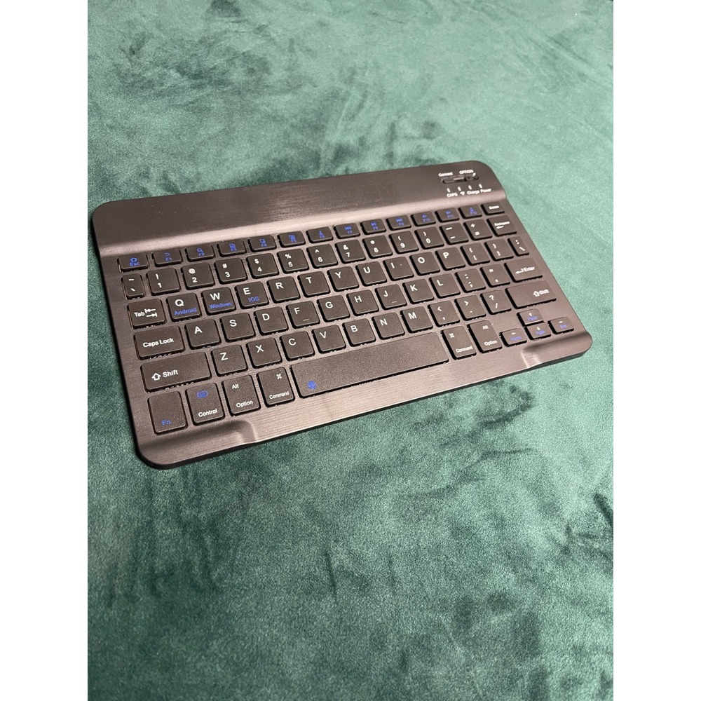 Ultra Slim Wireless Bluetooth Keyboard Model BT03 Black for iOS Android Windows
